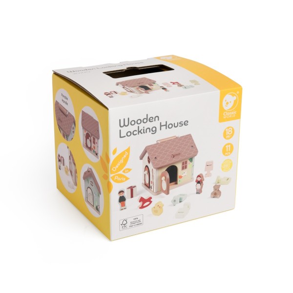 Classic World |  Ξύλινο Σπίτι με Κλειδαριές