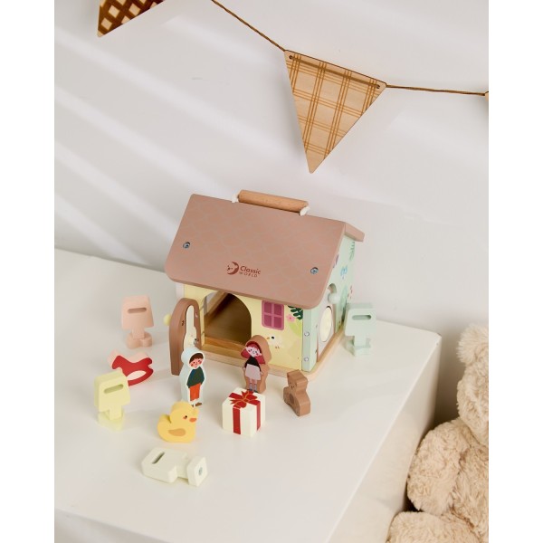 Classic World |  Ξύλινο Σπίτι με Κλειδαριές