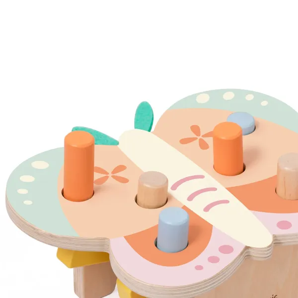 Classic World | Ξύλινος Πάγκος με Σφυράκι - Πεταλούδα