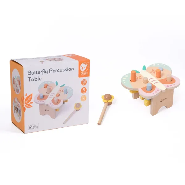 Classic World | Ξύλινος Πάγκος με Σφυράκι - Πεταλούδα