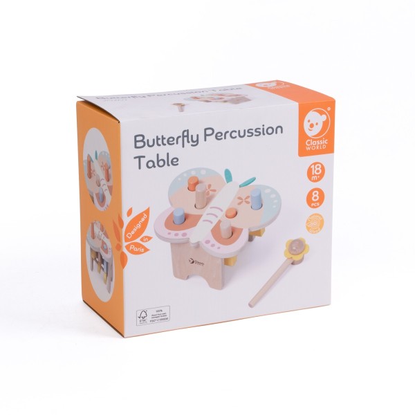 Classic World | Ξύλινος Πάγκος με Σφυράκι - Πεταλούδα