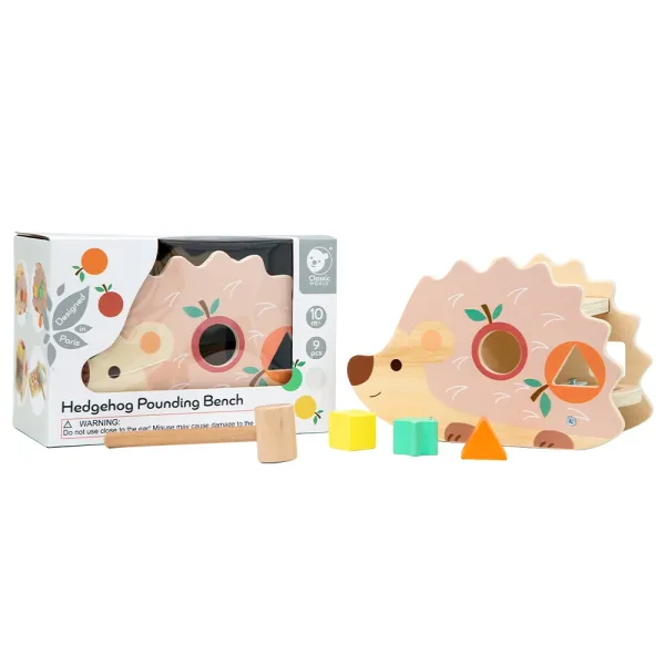 Classic World | Ξύλινος Σκαντζόχοιρος με Δραστηριότητες και Ξυλόφωνο