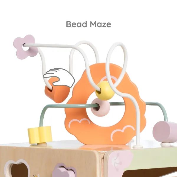 Classic World | Ξύλινος Κύβος Πολλαπλών Δραστηριοτήτων - Μελισσούλες