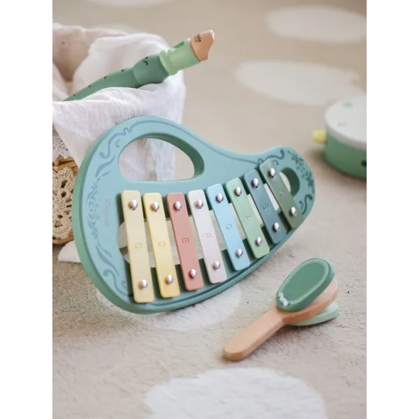 Classic World | Ξύλινο Mουσικό Σετ Vintage