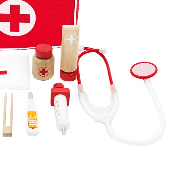 Classic World | Ξύλινο Σετ Βαλιτσάκι - Γιατρός   