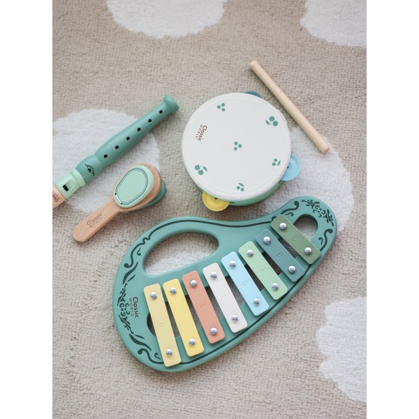 Classic World | Ξύλινο Mουσικό Σετ Vintage