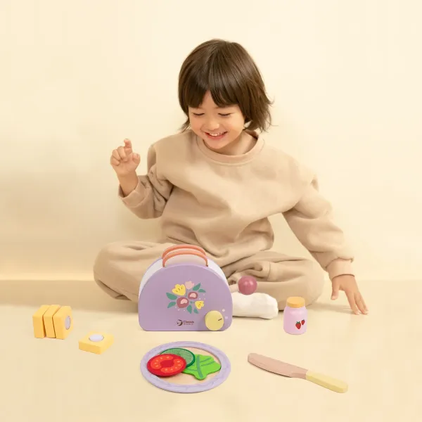 Classic World | Ξύλινη Φρυγανιέρα με Αξεσουάρ