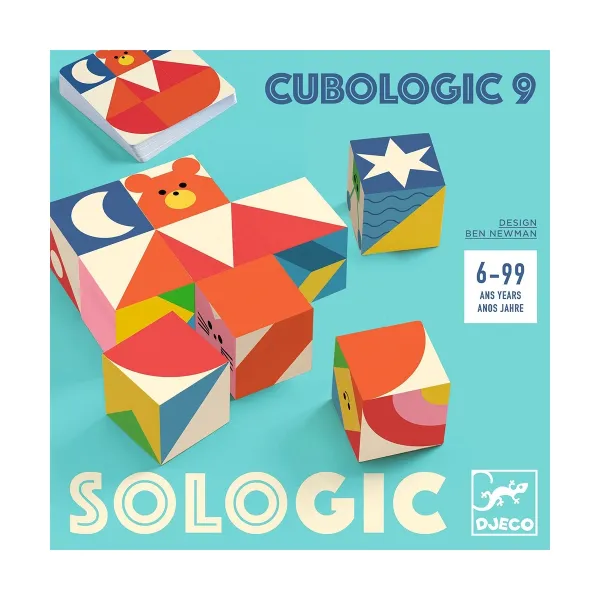 Djeco l  Εκπαιδευτικό Επιτραπέζιο λογικής - Cubologic 9