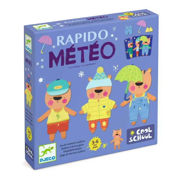 Djeco | Επιτραπέζιο Μνήμης - Rapido Meteo