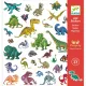 Djeco | 160 Αυτοκόλλητα σε 4 καρτέλες - Δεινοσαυροι