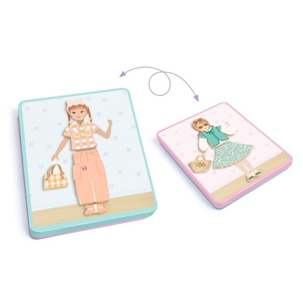 Djeco | Μαγνητικό Παιχνίδι Σύνθεσης - Μόδα