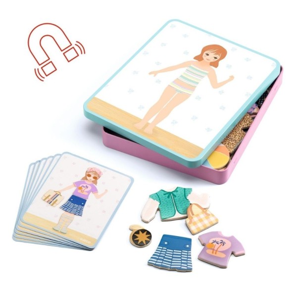 Djeco | Μαγνητικό Παιχνίδι Σύνθεσης - Μόδα