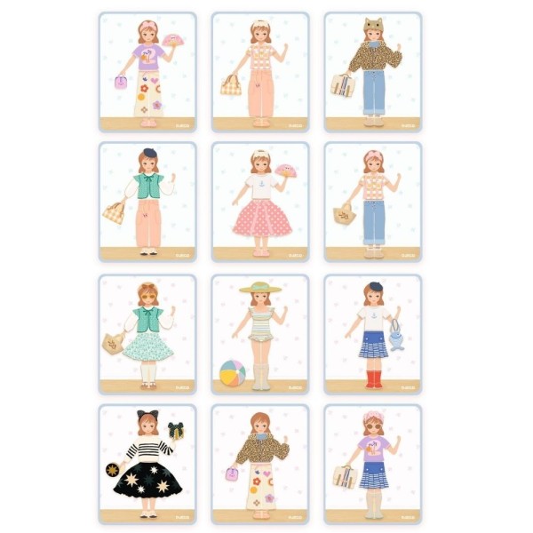 Djeco | Μαγνητικό Παιχνίδι Σύνθεσης - Μόδα