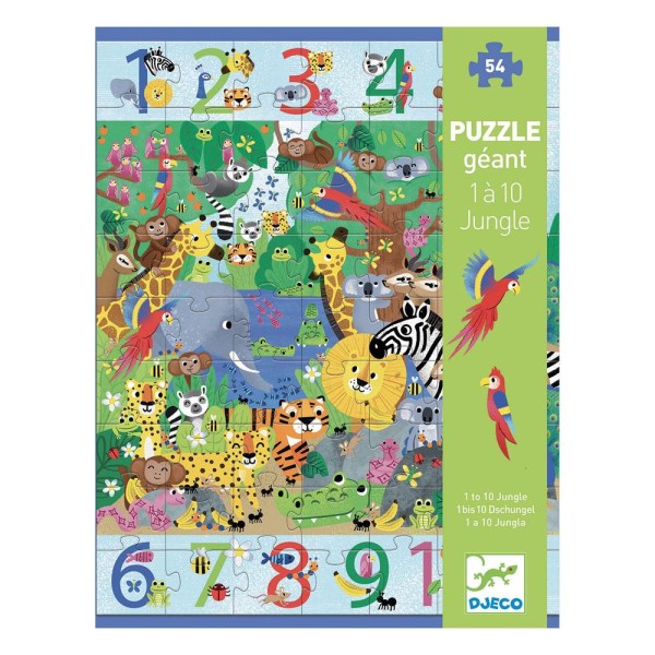 Djeco | Παζλ Γίγας 54 τεμ - Ζούγκλα