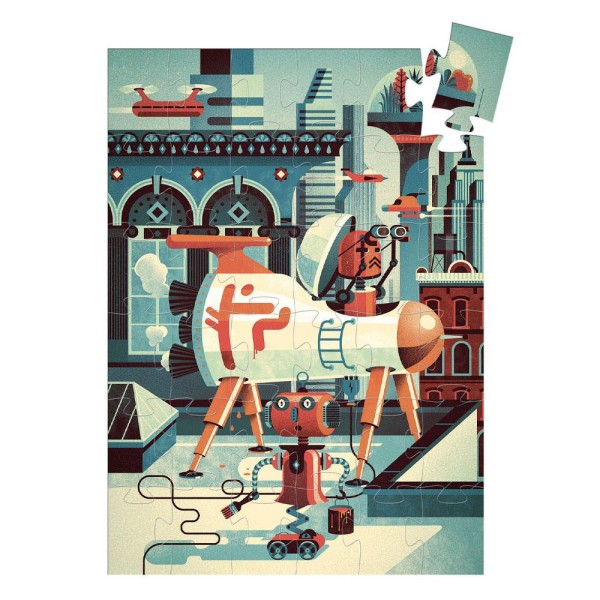 Djeco | Παζλ 36 τεμ - Ο Μπομπ το Ρομπότ