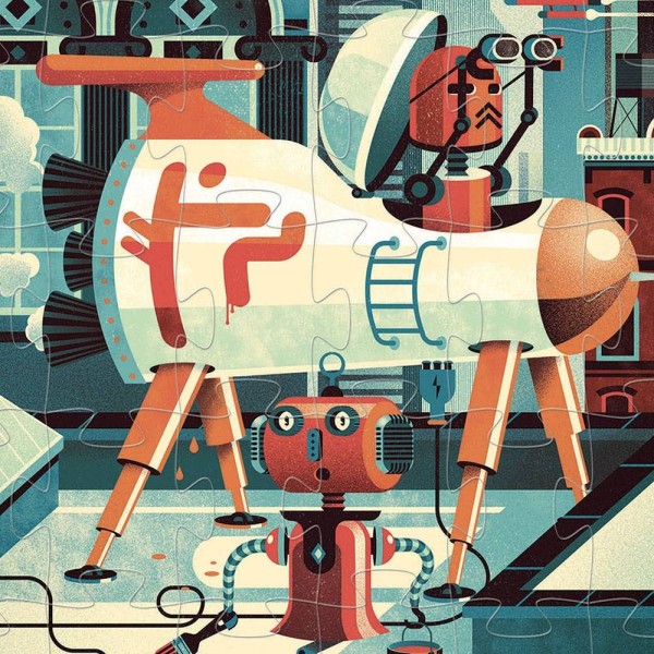 Djeco | Παζλ 36 τεμ - Ο Μπομπ το Ρομπότ