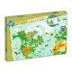 Djeco | Παζλ Παρατήρησης 200 τεμ - Παγκόσμιος χάρτης