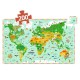 Djeco | Παζλ Παρατήρησης 200 τεμ - Παγκόσμιος χάρτης