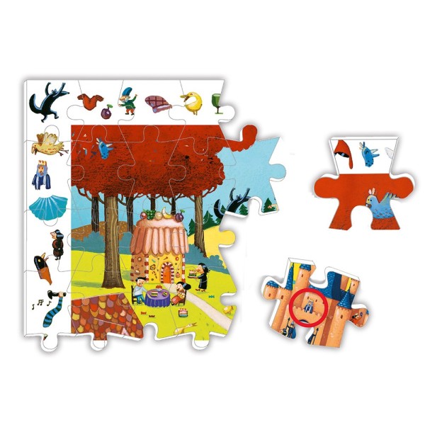 Djeco | Παζλ Παρατήρησης 54 τεμ - Παραμύθια