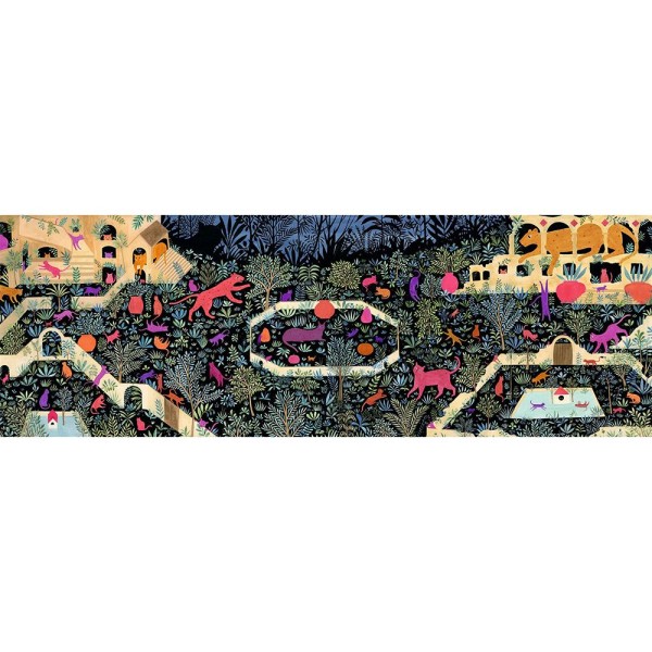 Djeco | Παζλ 500 τεμ - Το βασίλειο της γάτας