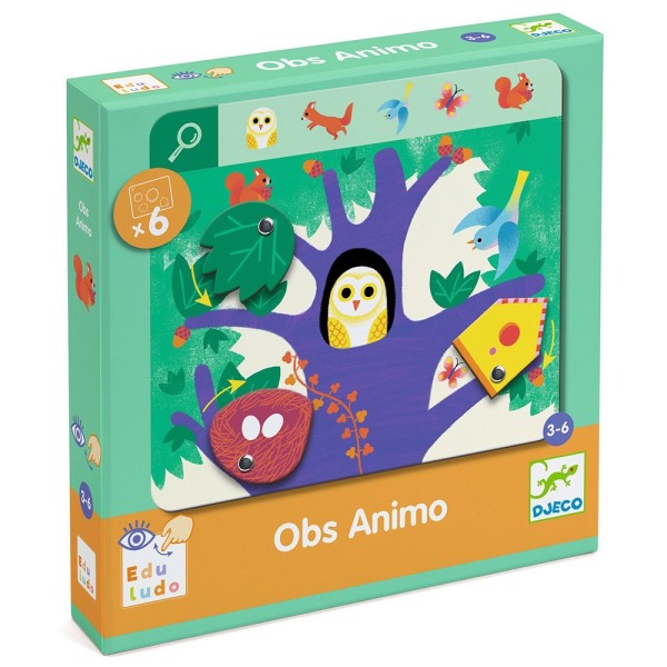 Djeco | Εκπαιδευτικό παιχνίδι παρατήρησης - Ζωάκια