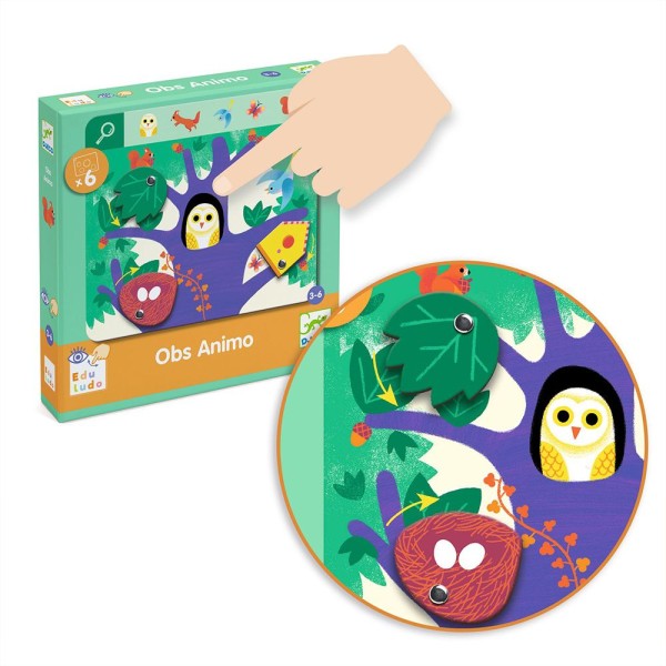 Djeco | Εκπαιδευτικό παιχνίδι παρατήρησης - Ζωάκια