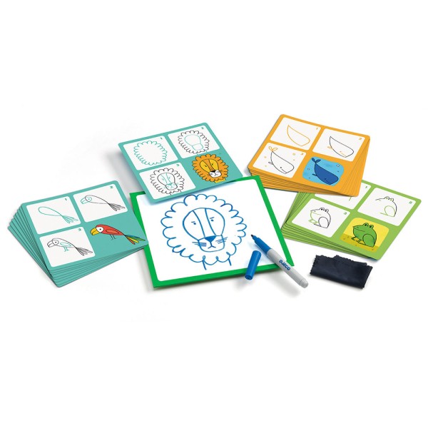 Djeco | Ζωγραφική βήμα βήμα - Ζωάκια