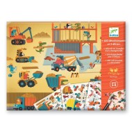 Djeco | Κατασκευή με Χαλκομανίες - Οχήματα Djeco | Κατασκευή με Χαλκομανίες - Οχήματα