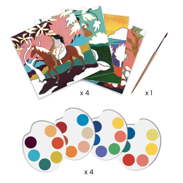 Djeco | Ζωγραφική με ακουαρέλα - Πολυνησία