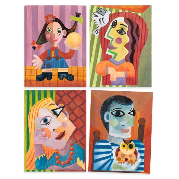 Djeco | Inspired by Picasso -  Κολάζ Κυβισμός Πορτραίτα