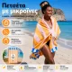 Dock & Bay | Πετσέτα Θαλάσσης Quickdry Μικροϊνών Large - Mellow Yellow