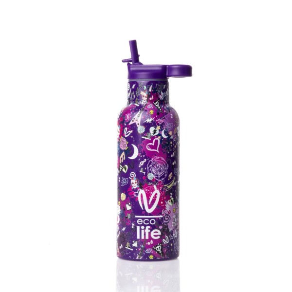 Ecolife | Παγούρι Θερμός x Vasiliki 500 ml - Das