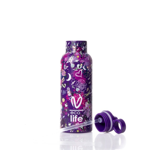 Ecolife | Παγούρι Θερμός x Vasiliki 500 ml - Das