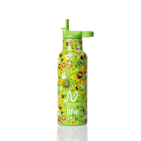 Ecolife | Παγούρι Θερμός x Vasiliki 500 ml - Borola