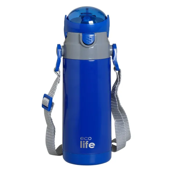 Ecolife | Παγούρι Θερμός 400 ml - Navy Blue