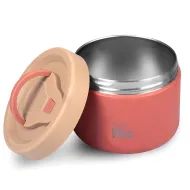 Ecolife | Θερμός Φαγητού 650ml Στρογγυλό - Κοραλλί