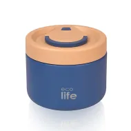 Ecolife | Θερμός Φαγητού 650ml Στρογγυλό - Μπλε