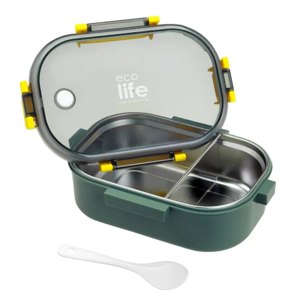 Ecolife | Φαγητοδοχείο 900ml - Forest Green