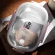 Ecolife | Φαγητοδοχείο Με Χώρισμα 900ml - Light Pink