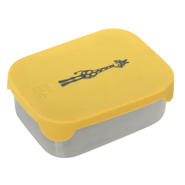 Ecolife | Φαγητοδοχείο Ανοξείδωτο με Χώρισμα 800ml - Giraffe