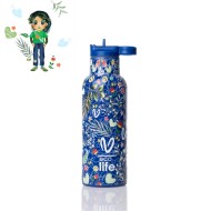 Ecolife | Παγούρι Θερμός x Vasiliki 500 ml - Blue
