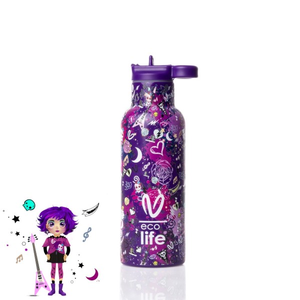 Ecolife | Παγούρι Θερμός x Vasiliki 500 ml - Das