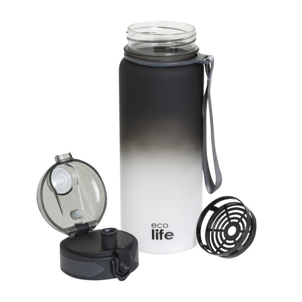 Ecolife | Μπουκάλι Tritan 800ml- Middle Grey