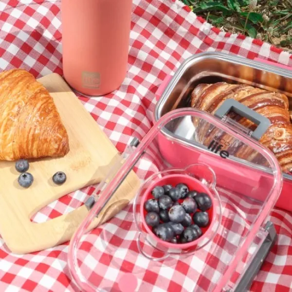 Ecolife | Φαγητοδοχείο Θερμός 850ml - Ροζ