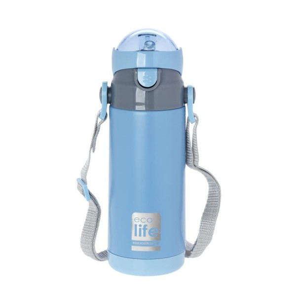 Ecolife | Παγούρι Θερμός 400 ml - Baby Blue