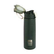 Ecolife | Μπουκάλι Θερμός Με Infuser 550ml - Dark Green
