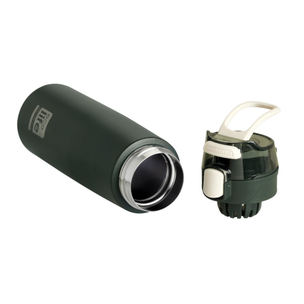 Ecolife | Μπουκάλι Θερμός Με Infuser 550ml - Dark Green
