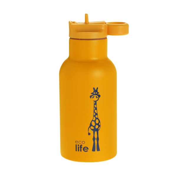 Ecolife | Παγούρι Θερμός 350 ml - Giraffe