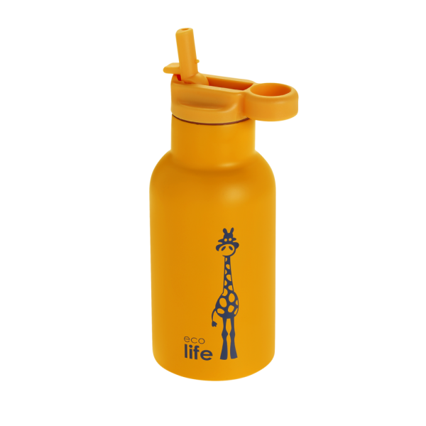 Ecolife | Παγούρι Θερμός 350 ml - Giraffe