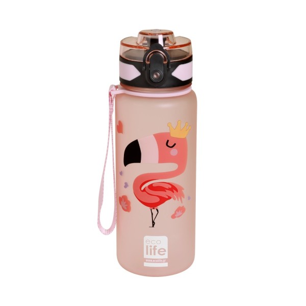 Ecolife | Παγούρι 500ml - Flamingo  Ecolife | Παγούρι 500ml - Flamingo
